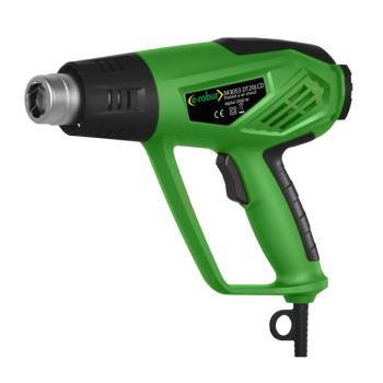 [AGI343053] E-Robur - Pistolet à air chaud 2000 W, affichage digital.